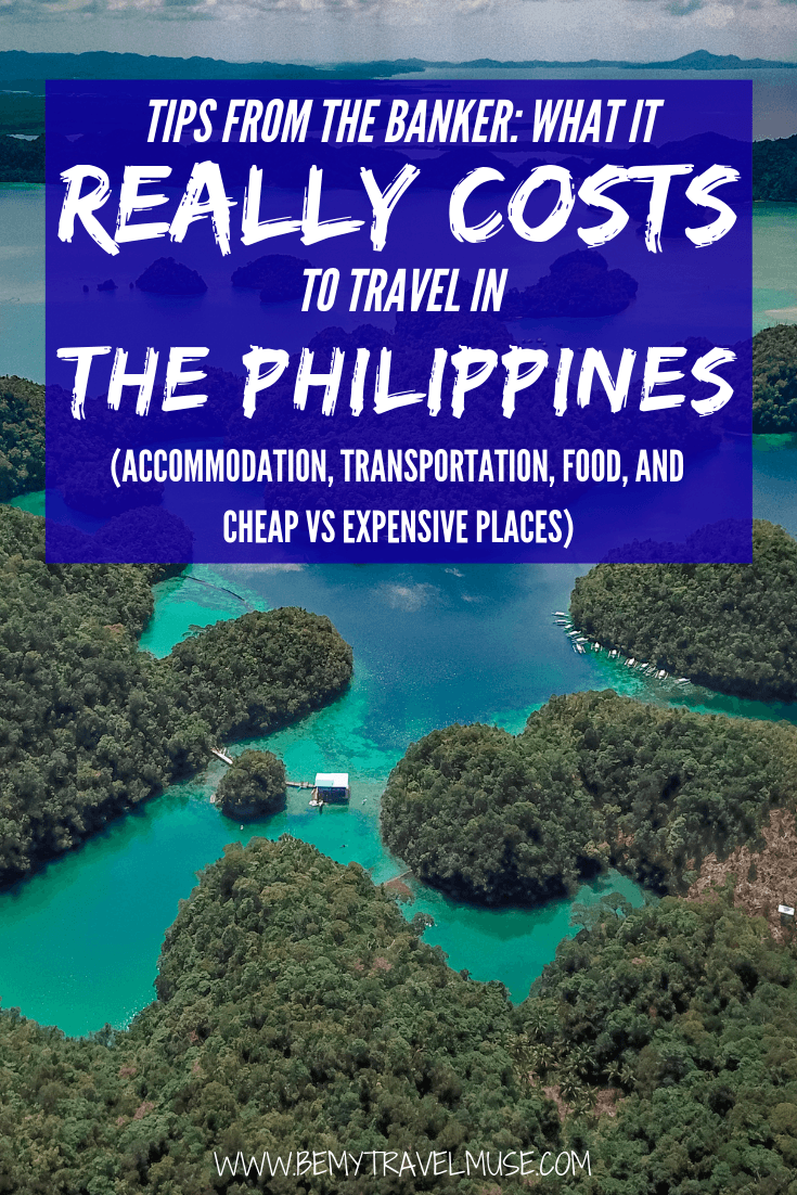An honest breakdown on what it really costs to travel in the Philippines. Note: it is not as cheap as other Southeast Asia countries, but I've included tips on how you can travel in the Philippines on a budget! #Philippines #PhilippinesTravelTips