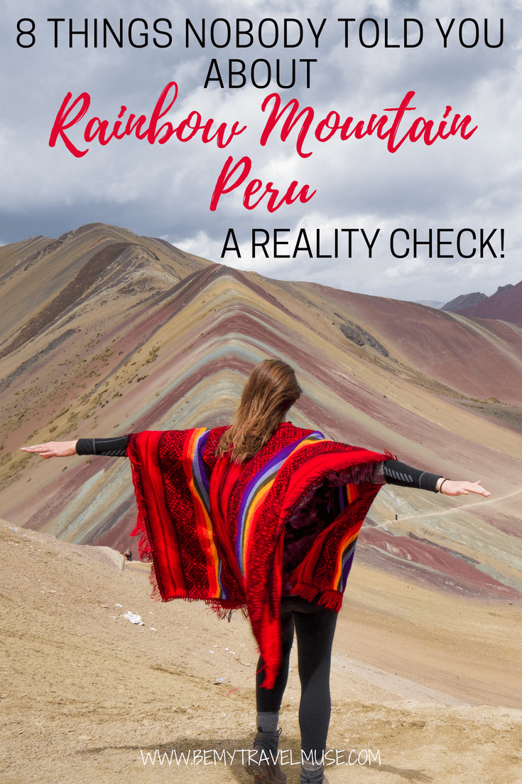 The best guide to Rainbow Mountain, Peru: how to do it right? what it really looks like? Can you handle the altitude? Will the weather be an issue? All of your questions answered in this article | Be My Travel Muse | #SouthAmerica #Peru