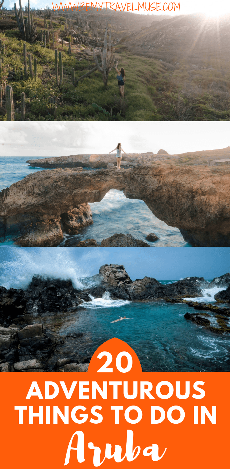 Aruba is more than just the flamingoes! Here are 20 adventurous things to do in Aruba that will help you make the most out of your vacation in the gorgeous Caribbean island. #Aruba